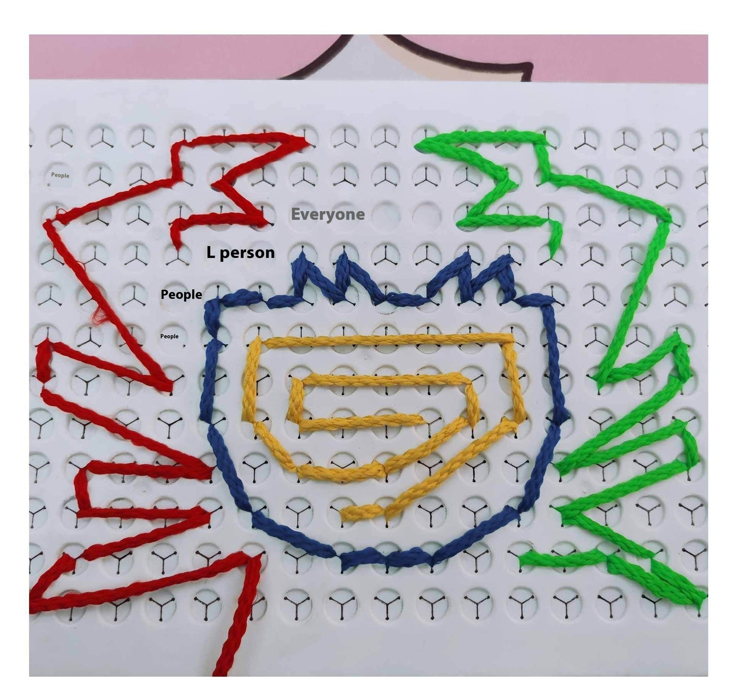 String Woven Brush Drawing Board – Creative Art and Craft Set