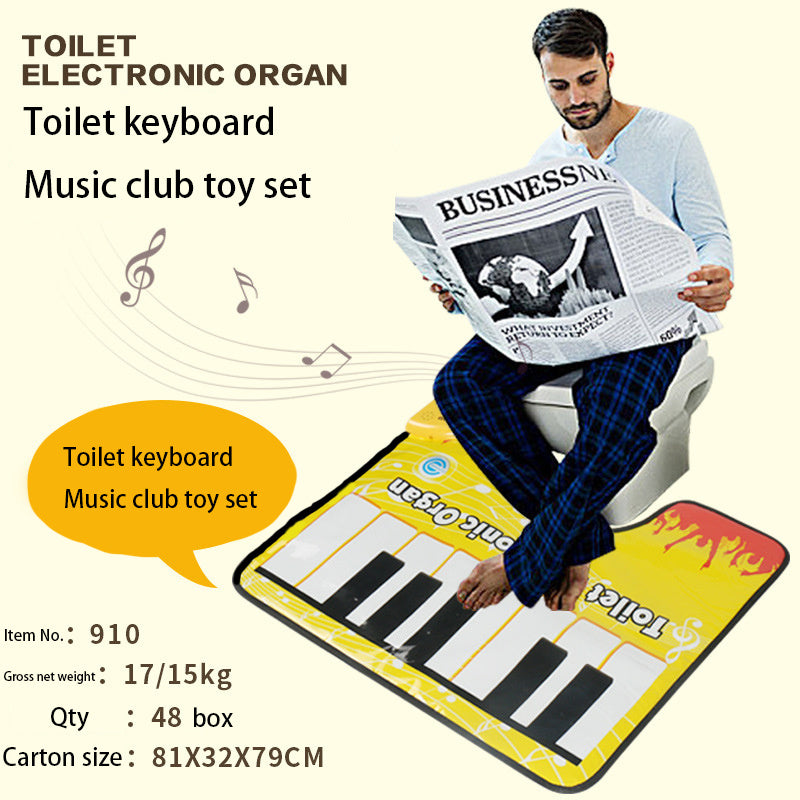 Toilet Electric Organ – Musical Keyboard Mat for Fun and Entertainment