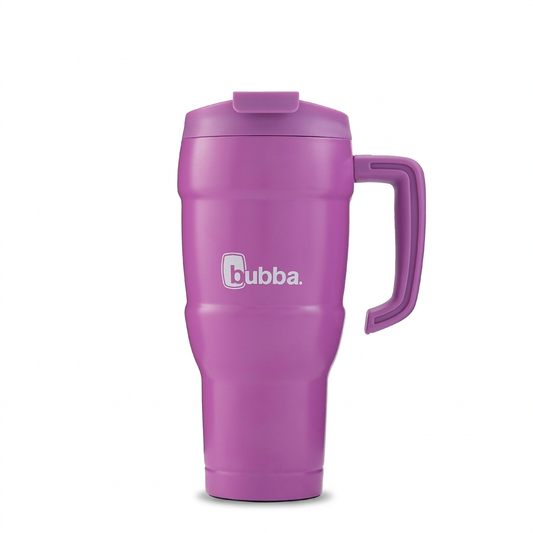A high-resolution, pure white background hero shot of the magenta Bubba Hero XL Tumbler, 24 oz.