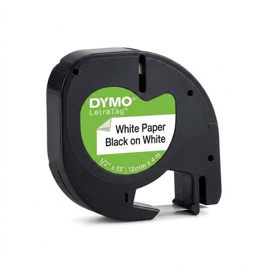 DYMO LetraTag LT Paper Labels - High-Contrast organization