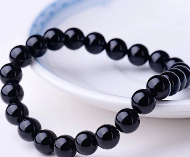 Black Onyx Geometric Bracelet for Women – Health-Care Beaded Bracelet