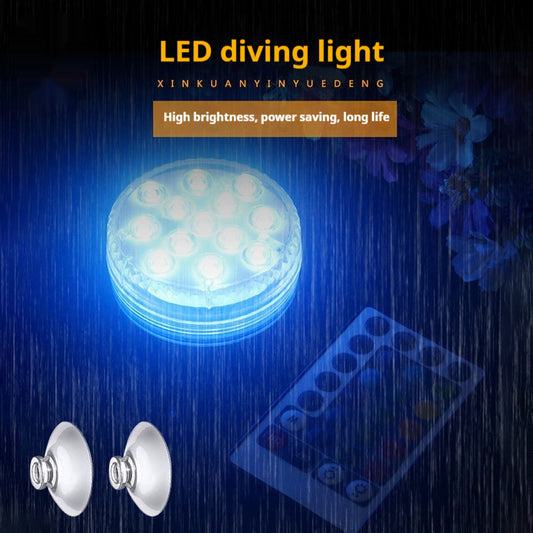 LED Underwater Diving Light with Magnetic Suction Cup – USB Rechargeable