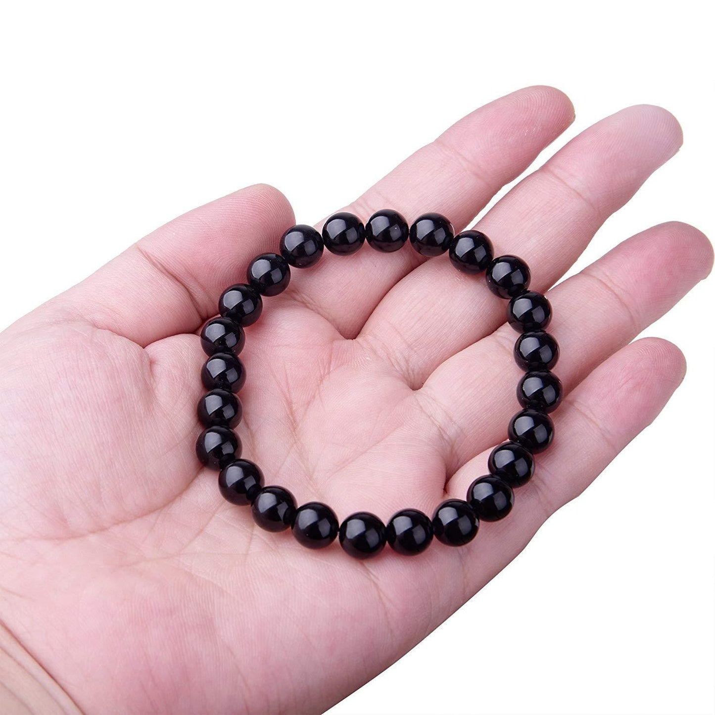 Black Onyx Geometric Bracelet for Women – Health-Care Beaded Bracelet