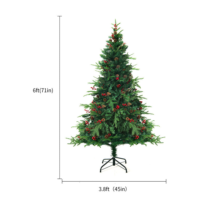 Christmas Tree PVC Artificial Snow Tree – Window Decoration Cedar Tree with Lights for Christmas