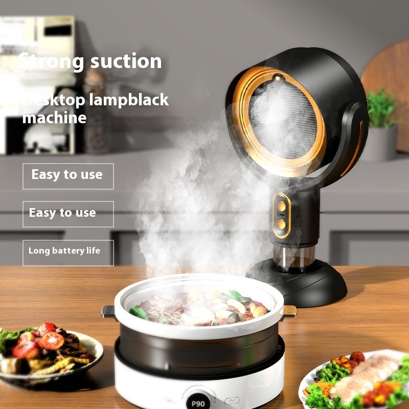 Portable Desktop Range Hood – Anion Smoke Removal, Deodorization, Sterilization, and Air Purification